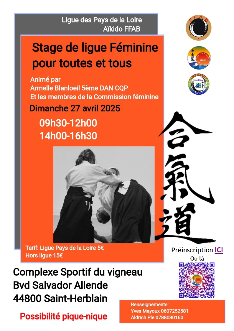 stage feminine aïkido